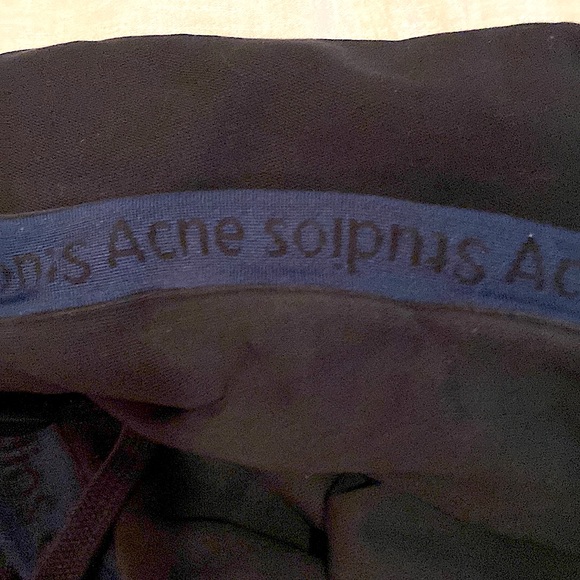 Acne studios yala black cotton fleece hoodie size M - Picture 8 of 15